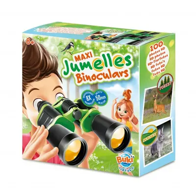 Jumelles vertes Maxi 8×50 mm, dès 8 ans