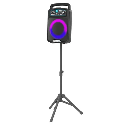 Enceinte Groove X1 noire avec micro et support