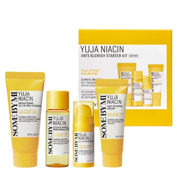 Coffret visage Yuja Niacin, routine en 4 soins