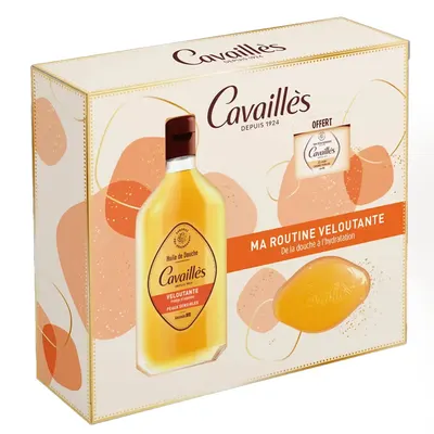 Coffret de soins veloutants Rogé Cavaillès : huile, savon et crème