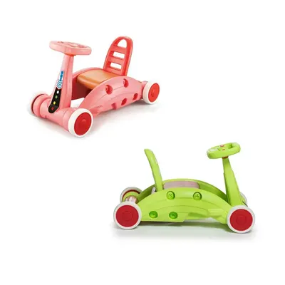 Porteur évolutif rose, 3 modes de jeu dès 12 mois