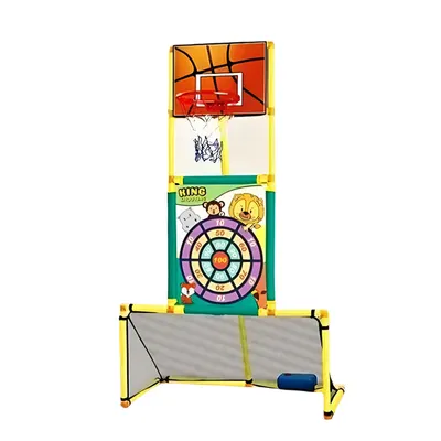 Défi des trois terrains : basket, cible et football