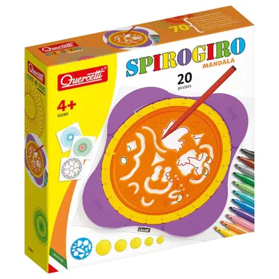 Spirogiro Quercetti : kit de dessin géométrique dès 4 ans