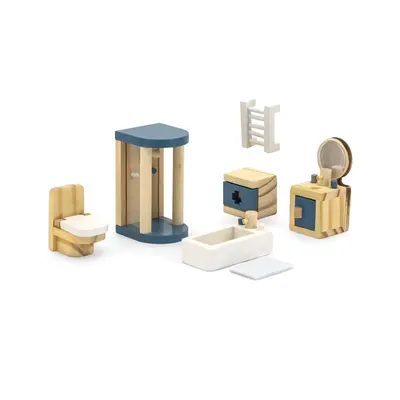 Mobilier Salle de Bain Miniature Bois PolarB 6 Pièces 3 Ans+