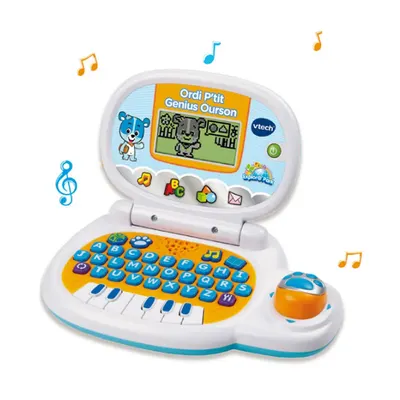 Ordi Ourson à clavier abécédaire et touches musicales, dès 2 ans