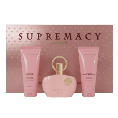 Supremacy Pink Afnan, coffret parfum et soins pour femme