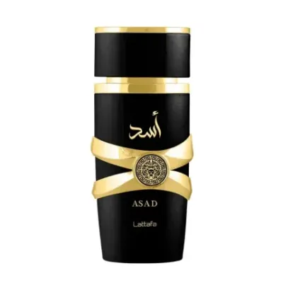 Asad Lattafa, parfum homme au poivre noir, café et vanille, 100 ml
