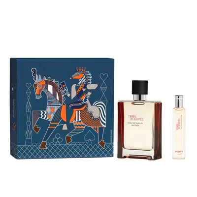 Coffret Terre d’Hermès Eau de Parfum Intense, duo 100 ml + 15 ml
