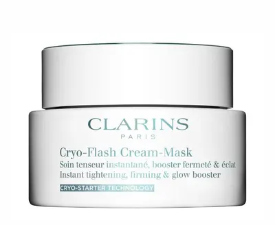 Masque-crème Cryo-Flash Clarins, soin visage 75 ml