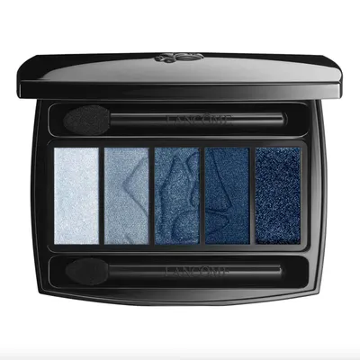 Palette Hypnôse 16 Lancôme, cinq ombres bleues et argentées