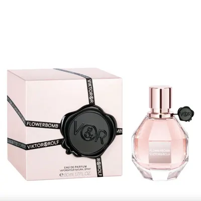 Flowerbomb au flacon facetté, EDP 50 ml | Viktor&Rolf