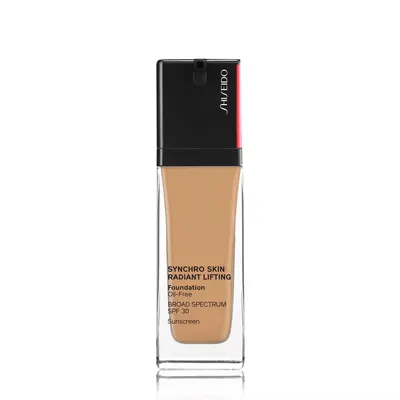 Fond de teint Shiseido Synchro Skin, teinte 350, couvrance modulable SPF 30