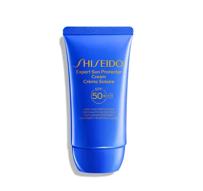 Crème solaire Shiseido SPF 50+ aux complexes soin
