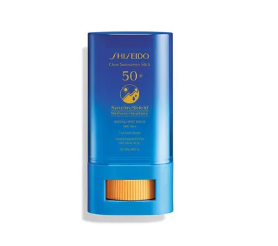 Stick solaire Shiseido SPF 50+ pour visage et corps