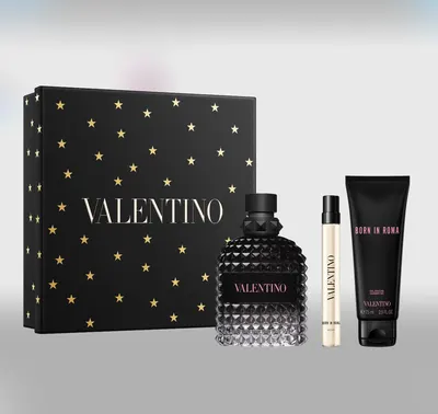 Coffret Valentino Uomo Born in Roma, parfum, gel douche et mini-format