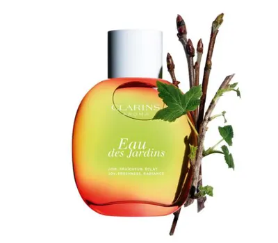 Eau des Jardins Clarins, eau de soin parfumée