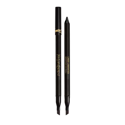 Crayon yeux noir 01 à pinceau biseauté — YSL