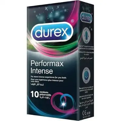 Performax Intense DUREX : préservatifs à reliefs, x10