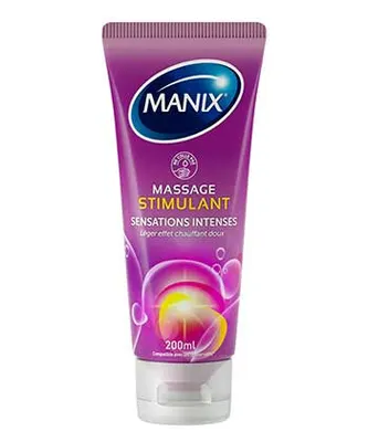 Gel de massage chauffant au gingembre MANIX — 200 ml