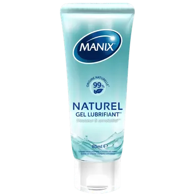 Gel lubrifiant MANIX Natural à base d’eau — 80 ml