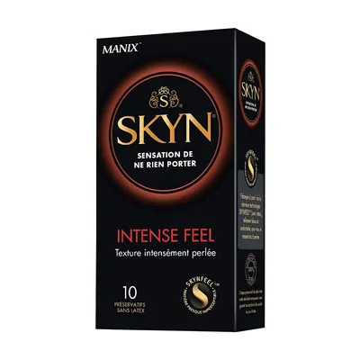 SKYN Intense Feel : préservatifs perlés sans latex x10