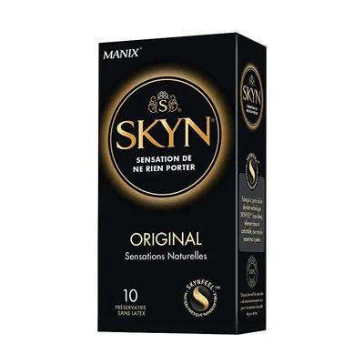 Préservatifs sans latex Skyn Original, boîte de 10