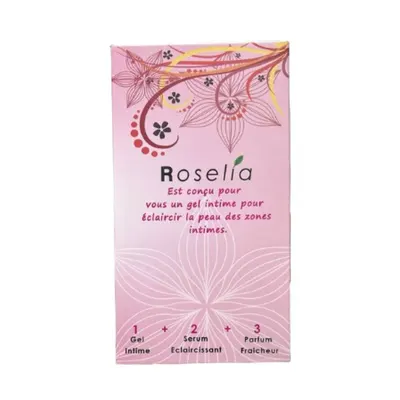 Roselia, trio de soins intimes : gel, sérum et parfum