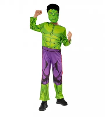 Déguisement Hulk écoresponsable pour enfant, 7-8 ans