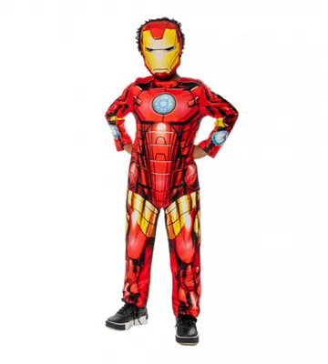 Pour les fans d’Iron Man : costume éco-responsable 7-8 ans